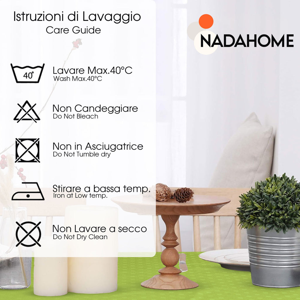 Tovaglia Servizio da Tavola + Tovaglioli 6 Posti Damina in Cotone 0541