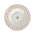 Servizio di piatti fondo Isabelle Rose Holly Shabby chic in porcellana 6pz 5106
