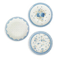 Servizio piatti da dessert Nuvole di Stoffa Shabby chic Camilla fiori 6pz 5323