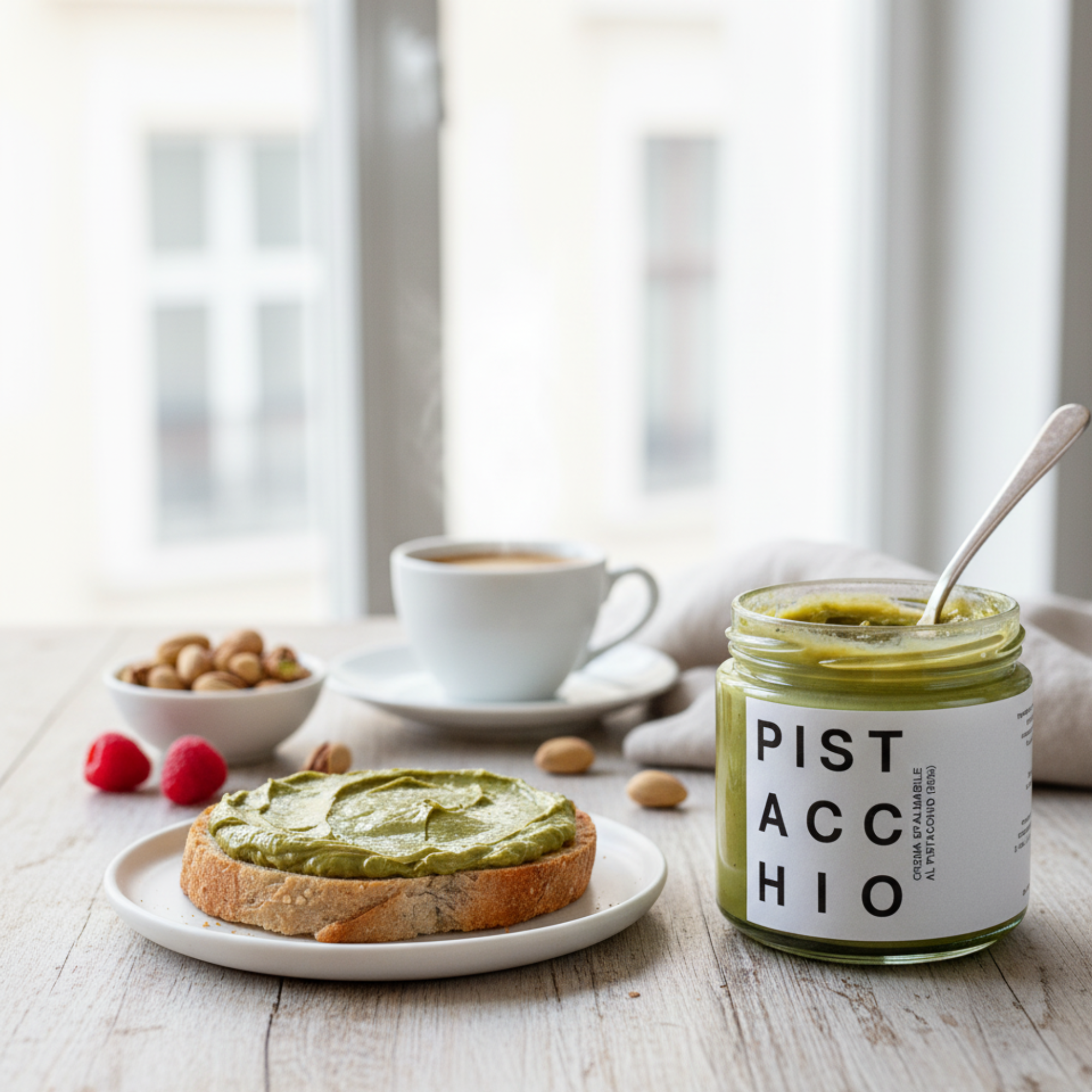 PISTACCHIO - Crema Spalmabile al Pistacchio (20%) - 200 g