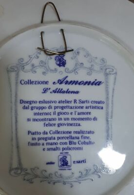 Atelier Sarti – Piatto Altalena “Armonia” in Porcellana 24cm – Made in Italy