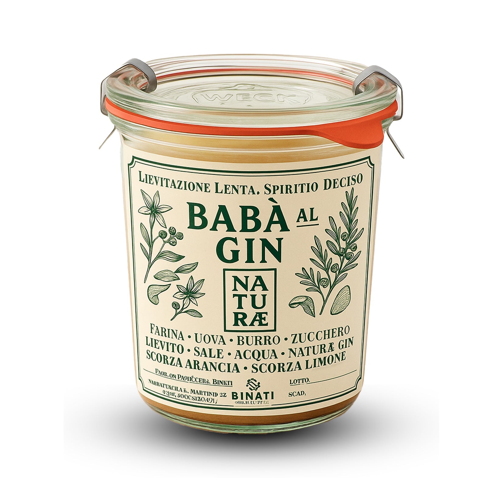 Babà al Gin Naturae in Vasocottura