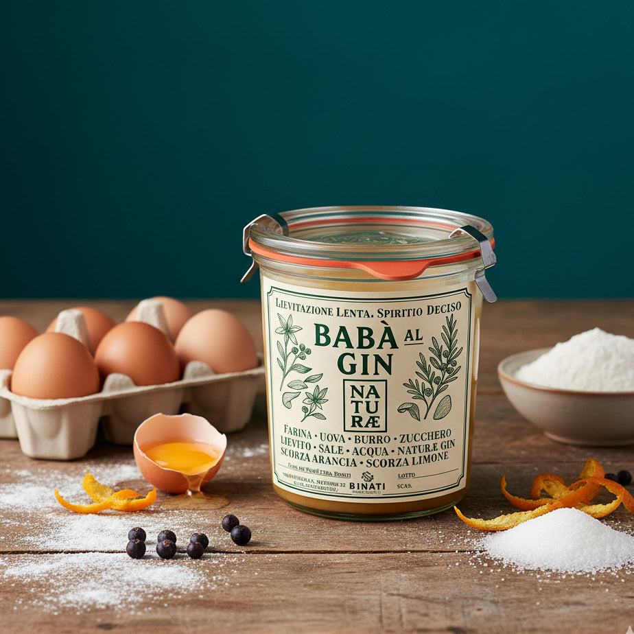 Babà al Gin Naturae in Vasocottura