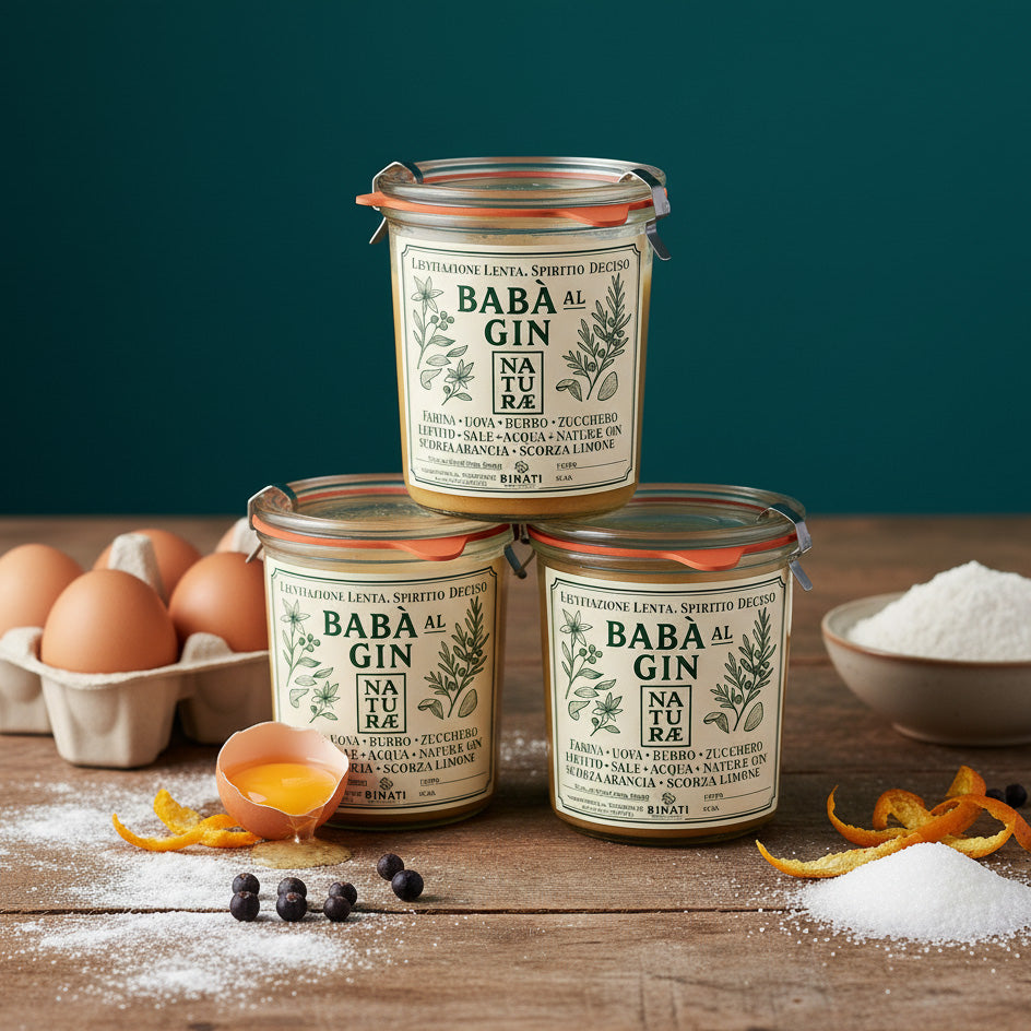 Babà al Gin Naturae in Vasocottura