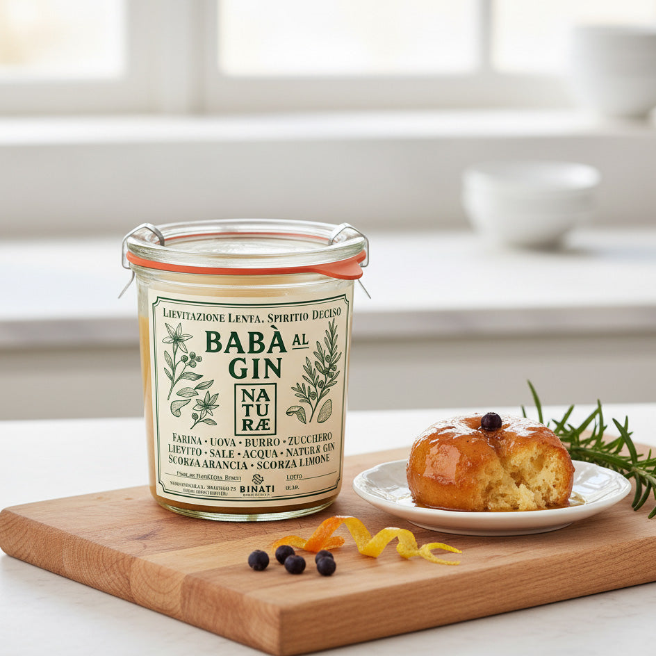 Babà al Gin Naturae in Vasocottura