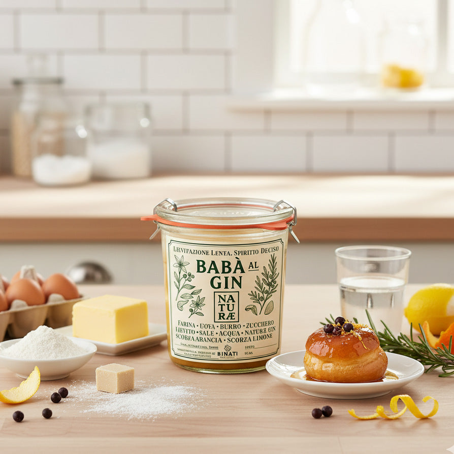 Babà al Gin Naturae in Vasocottura