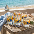 Brandani – Set 6 Bicchieri Miami Colorati – 52471 blu