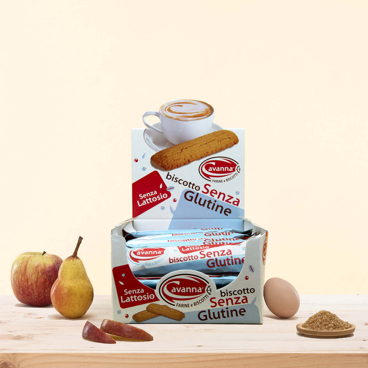 BISCOTTI SENZA GLUTINE E LATTOSIO CAVANNA (30PZ)