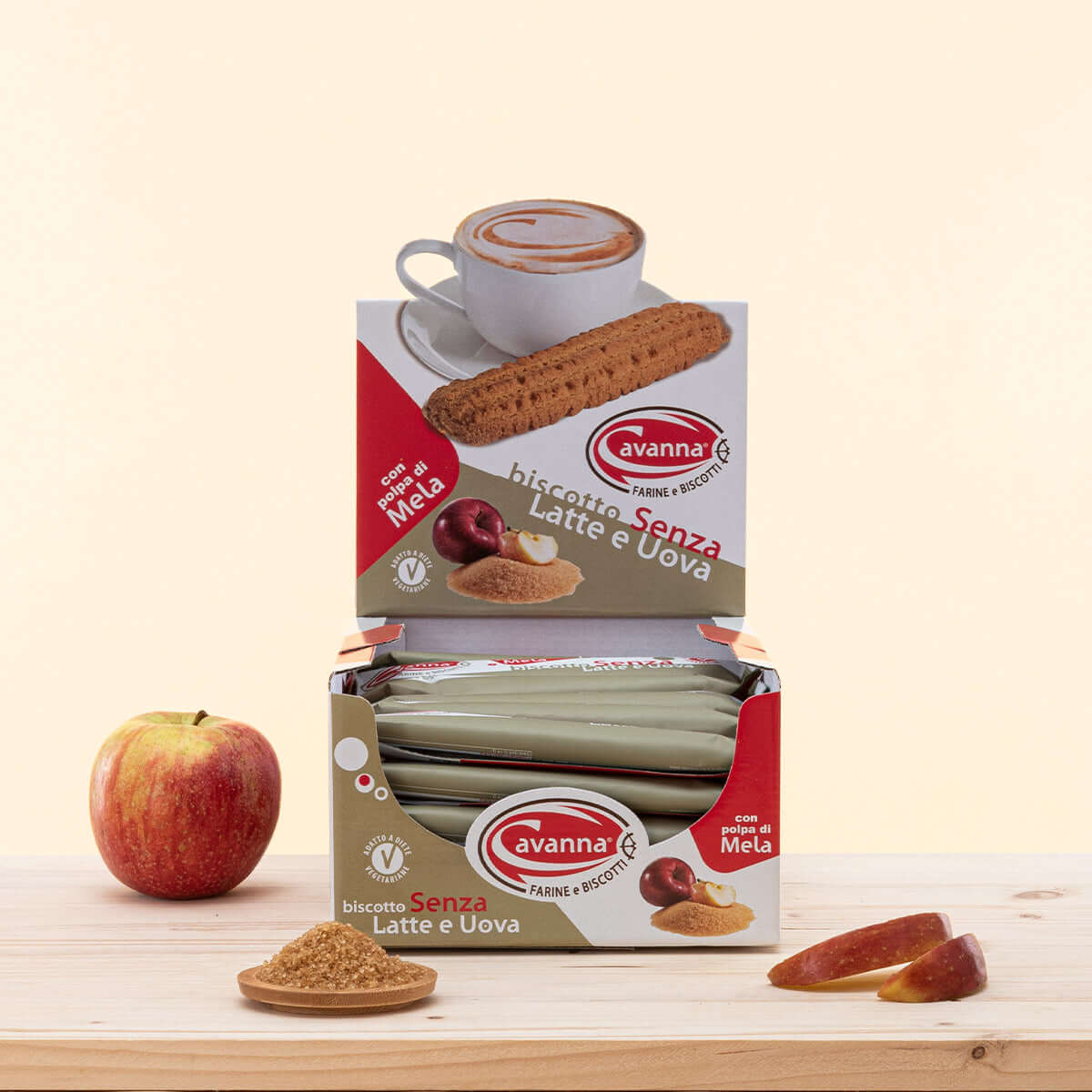 BISCOTTI VEGANI SENZA UOVA E LATTE CAVANNA (30PZ)