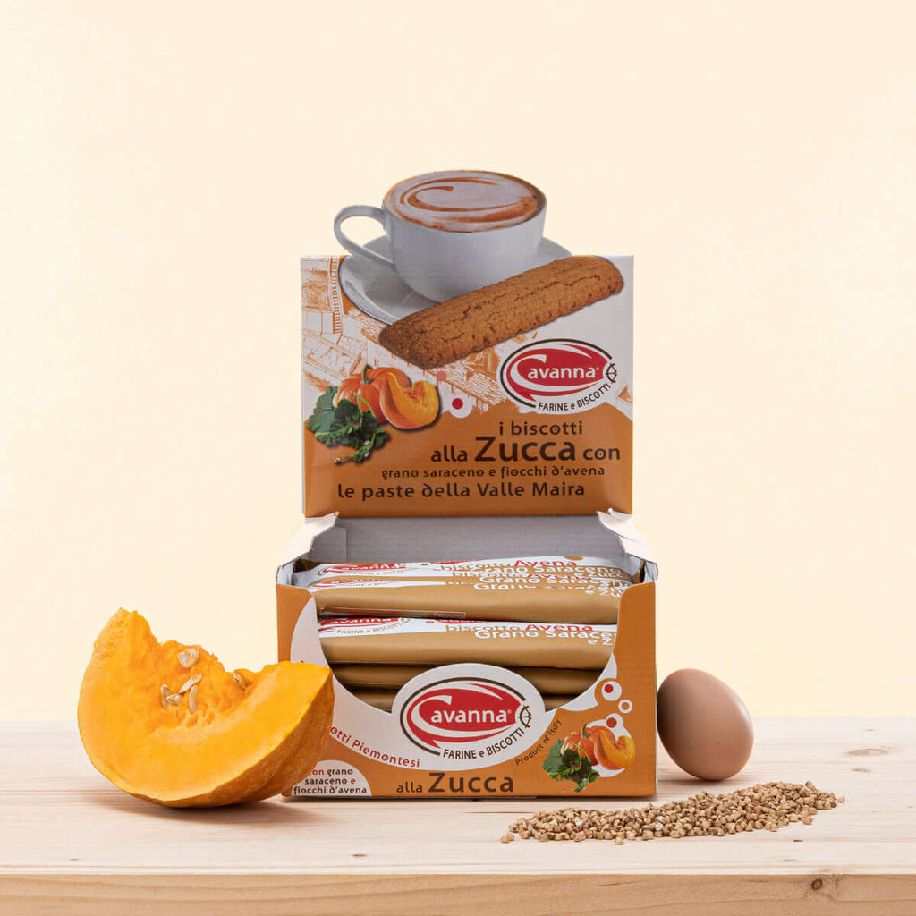 BISCOTTI ZUCCA E GRANO SARACENO CAVANNA (30PZ)