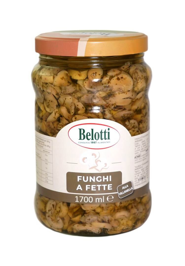 BELOTTI VASO FUNGHI A FETTE ALLA VILLANELLA 1700ml