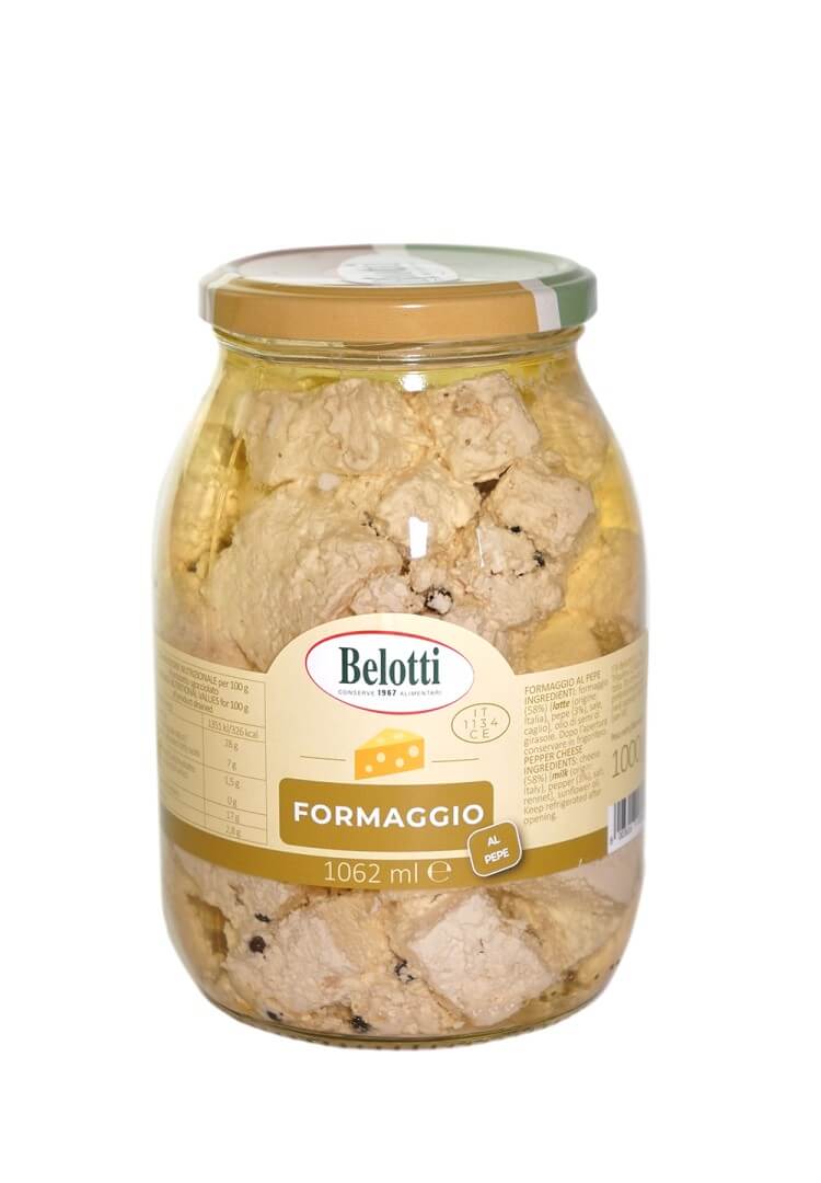 BELOTTI VASO FORMAGGIO AL PEPE OLIO SEMI 1062ml