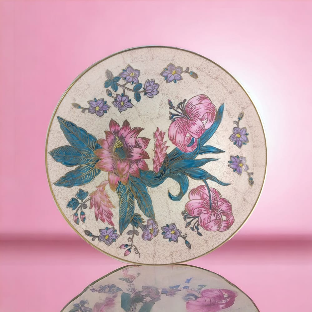 De Santis Piatto decorativo Ø36 cm Liberty cipria in ceramica
