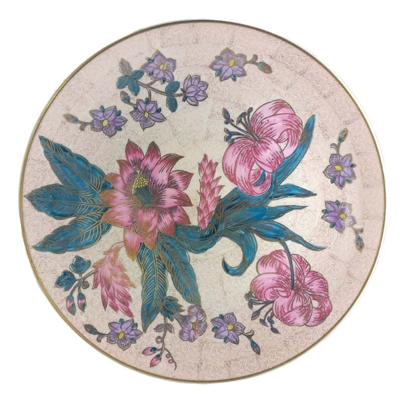 De Santis Piatto decorativo Ø36 cm Liberty cipria in ceramica