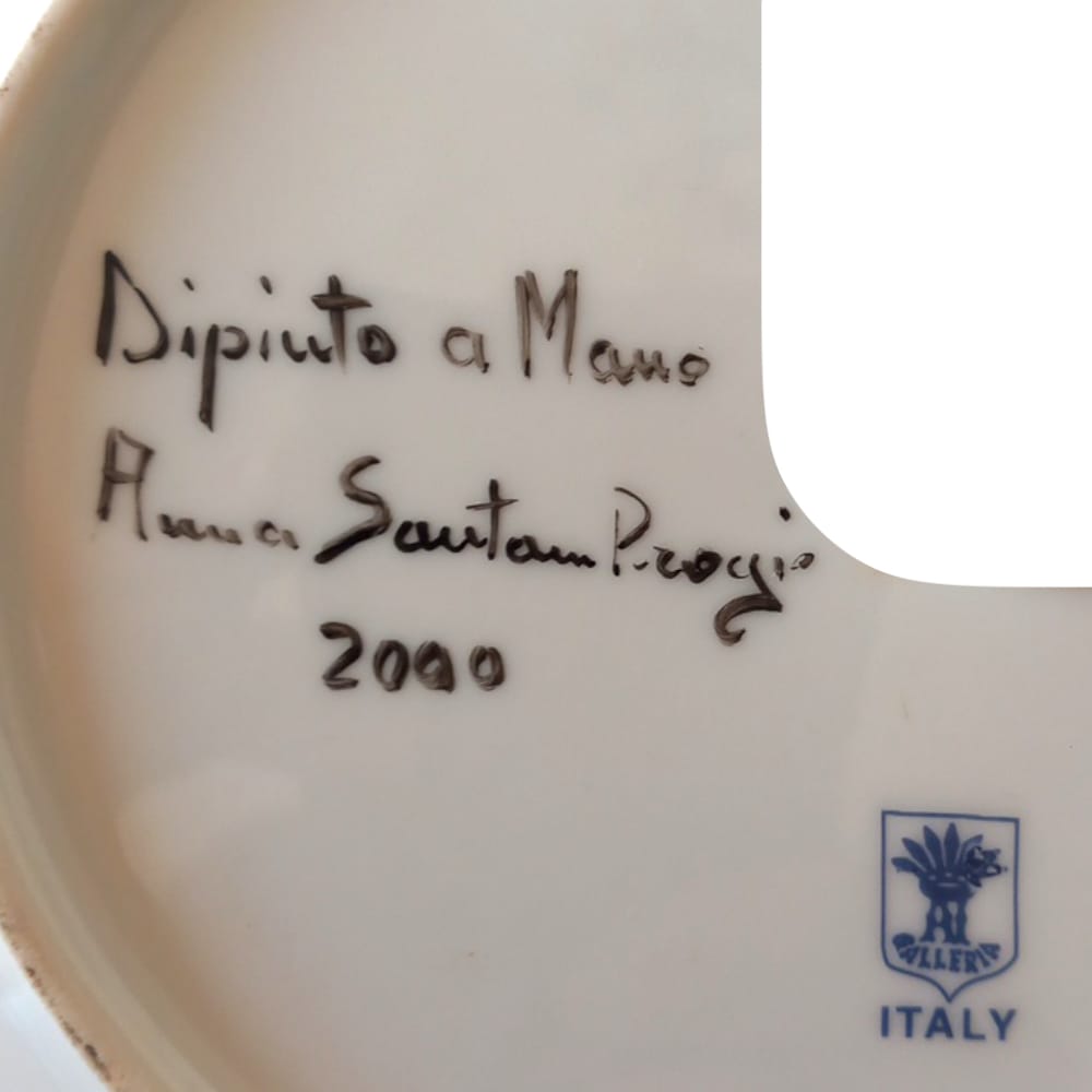 La Galleria Piatto Decorativo Gabbiano all’Alba Porcellana Ø19 cm