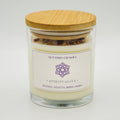 Candela Spiritualità Settimo Chakra - Incenso, Violetta, Mirra e Ambra