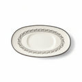Noritake Westover Platinum Piatto Ovale Porcellana 23x13 cm