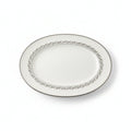 Noritake Westover Platinum Piatto Ovale Porcellana 35,5x28 cm