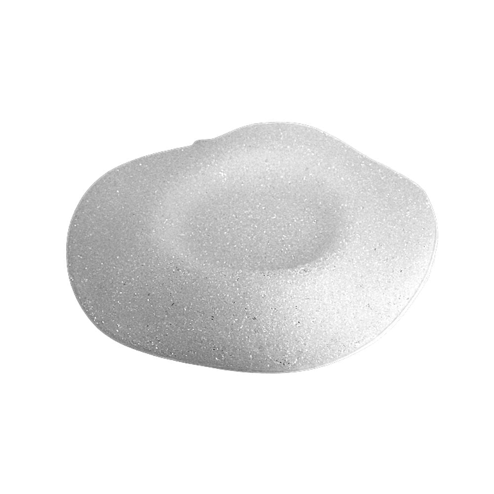 Ilary Queen Centrotavola Vetro Bianco Granito Ø 47 cm