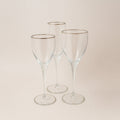 Tendenze Servizio Calici Filo Platino Set 30 Pz Acqua Vino Flute