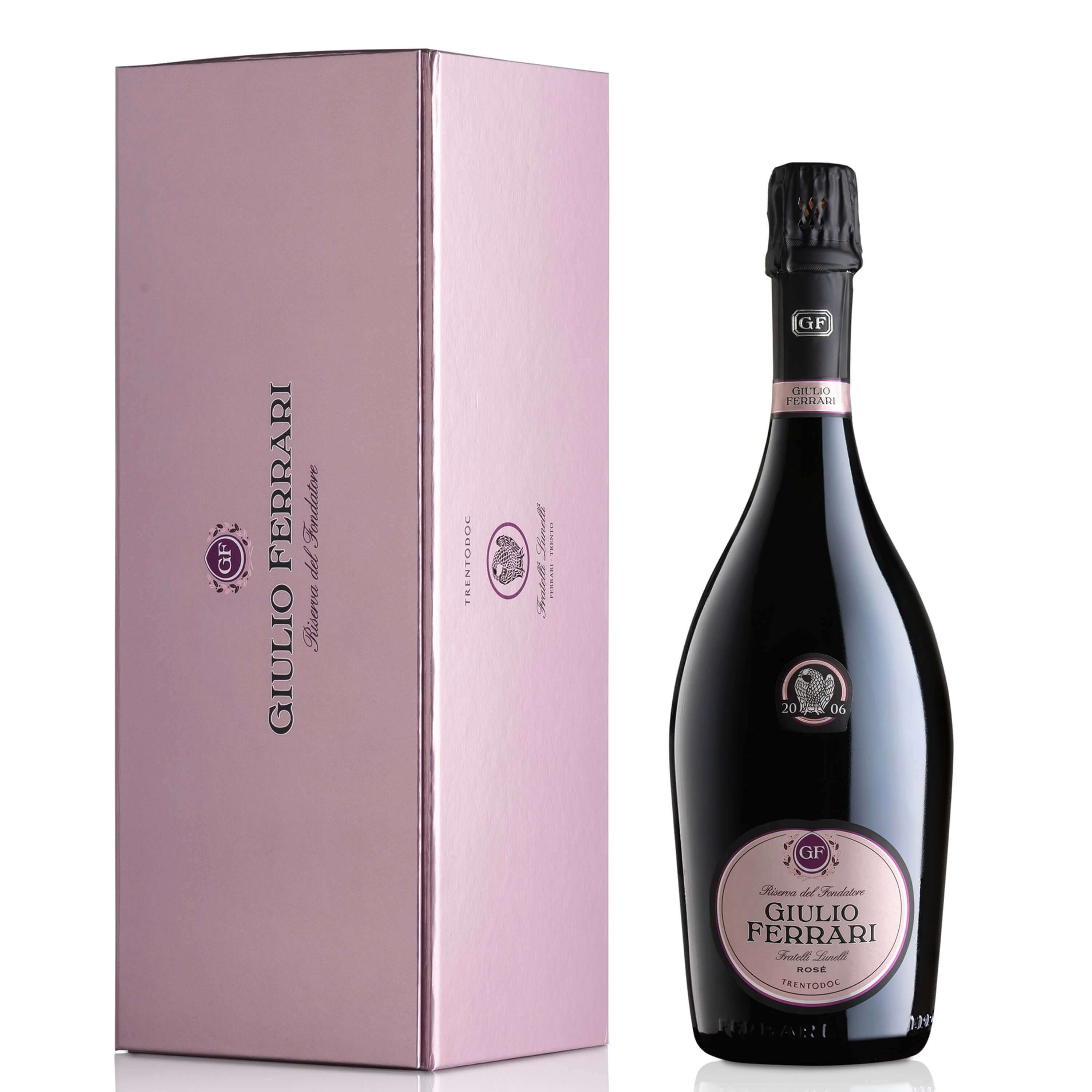 GIULIO FERRARI Riserva del Fondatore Rose' 2008 Millesimato in cofanetto 75 cl