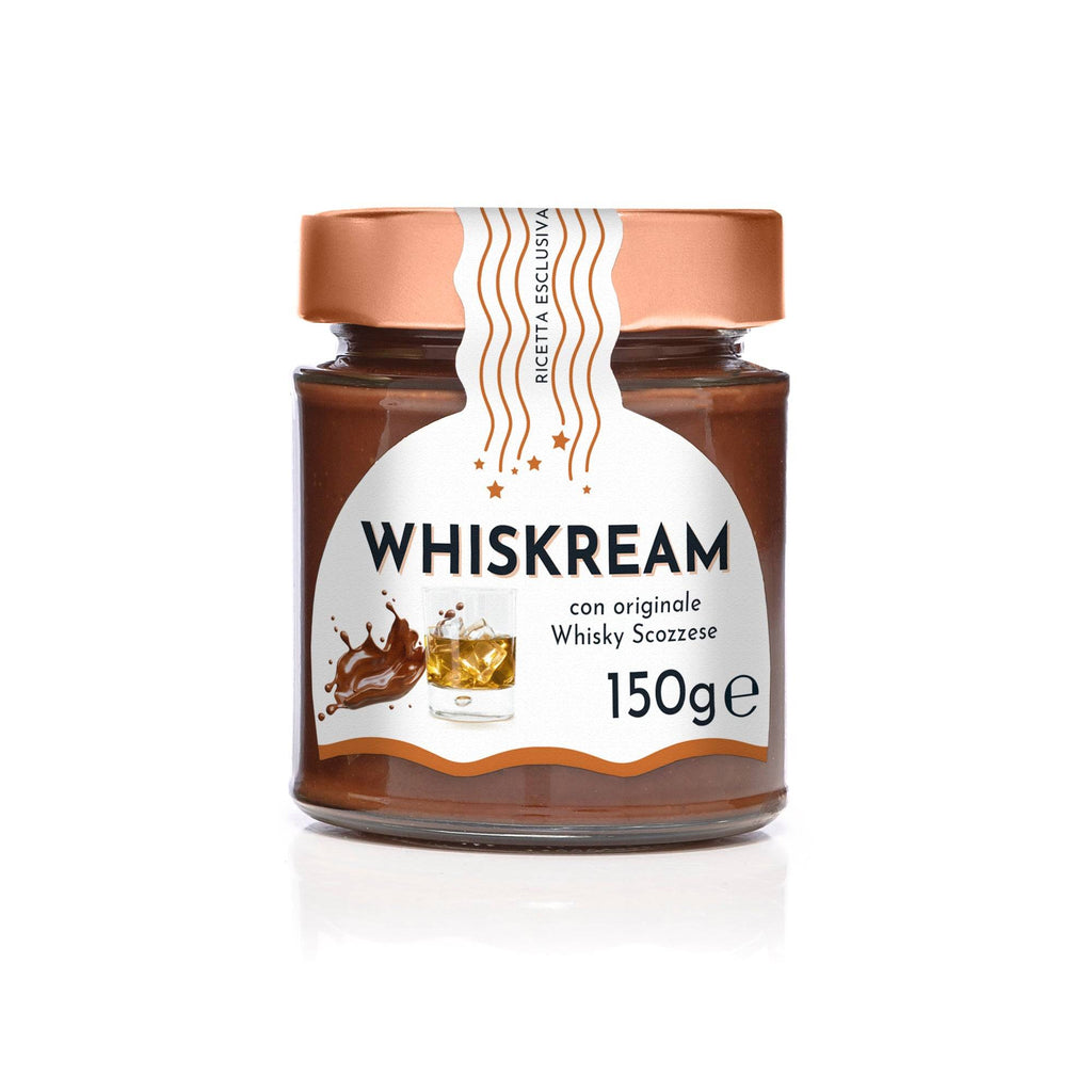 WHYSKREAM - Crema Spalmabile con Cioccolato Fondente e Whisky Scozzese - 150 g