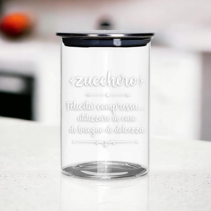 Brandani – Set Barattoli Zucchero e Caffè 750g – Coperchio Ermetico