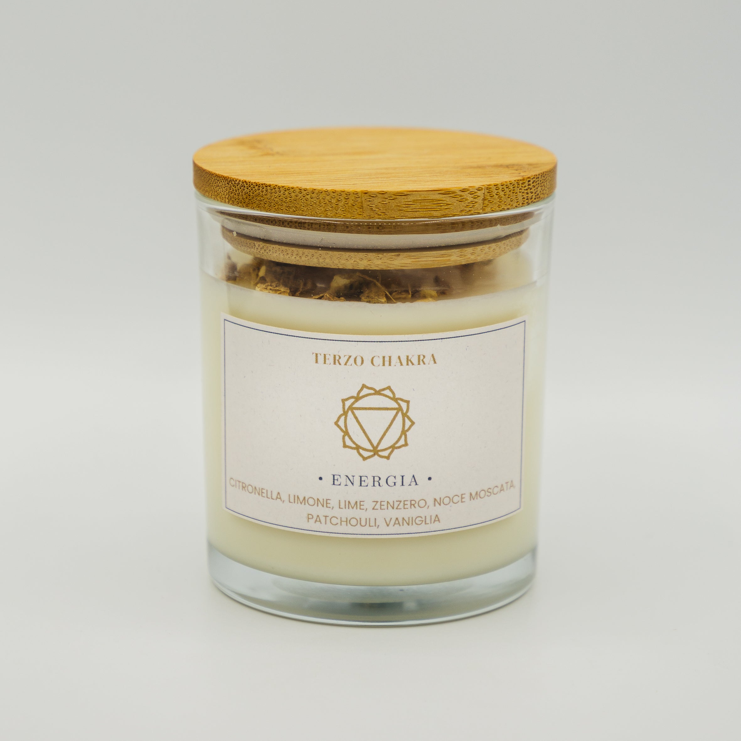Candela Energia Terzo Chakra - Limone e Zenzero