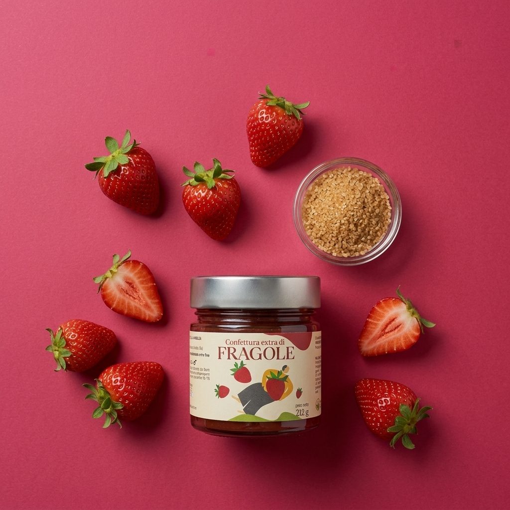 Confettura Extra di Fragole Artigianale - Senza Conservanti