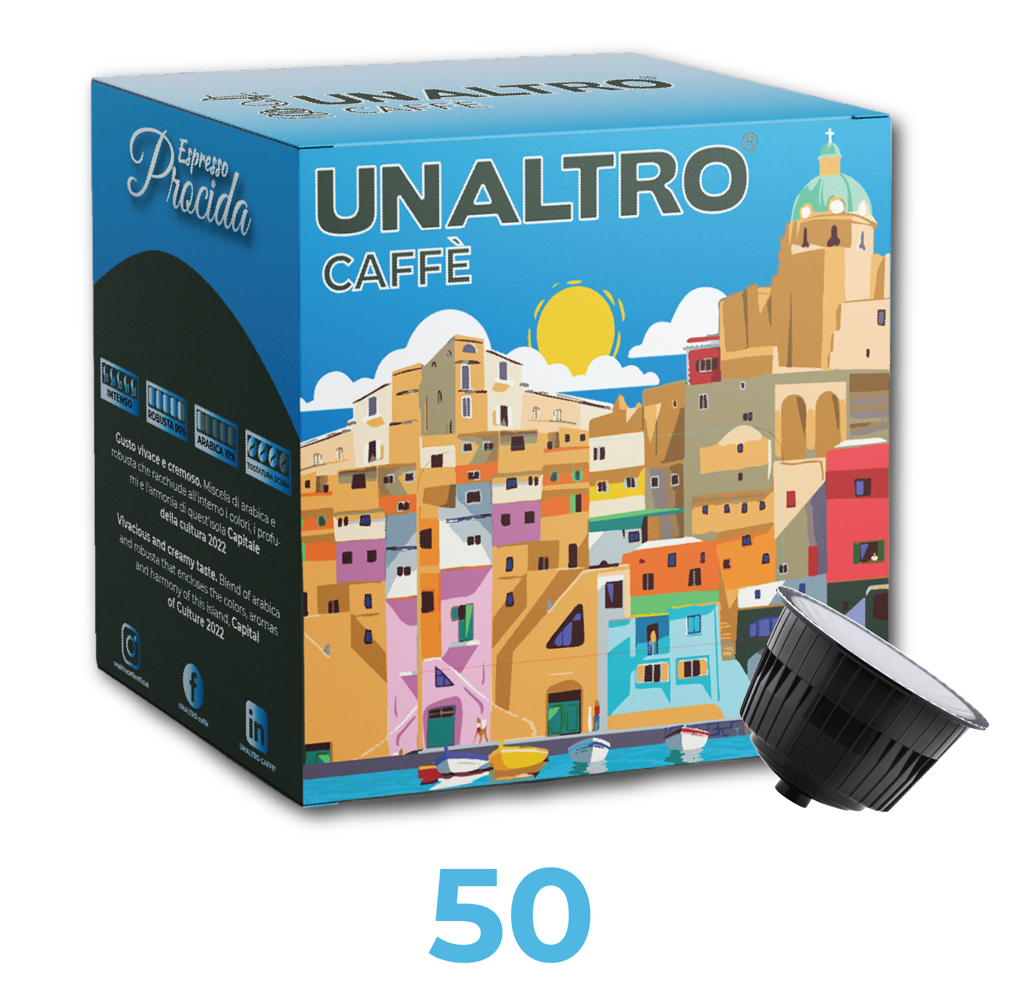 50 Capsule Comp. DOLCE GUSTO® Miscela PROCIDA