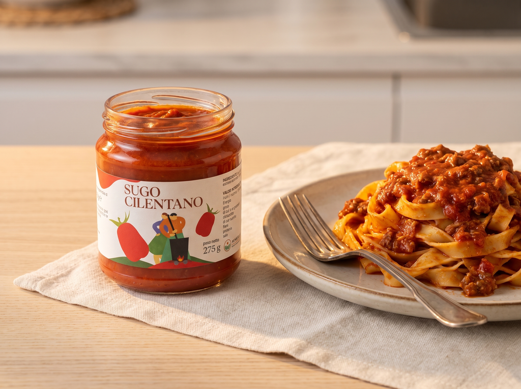 Sugo Cilentano Artigianale - Ricetta Tradizionale con Olio EVO