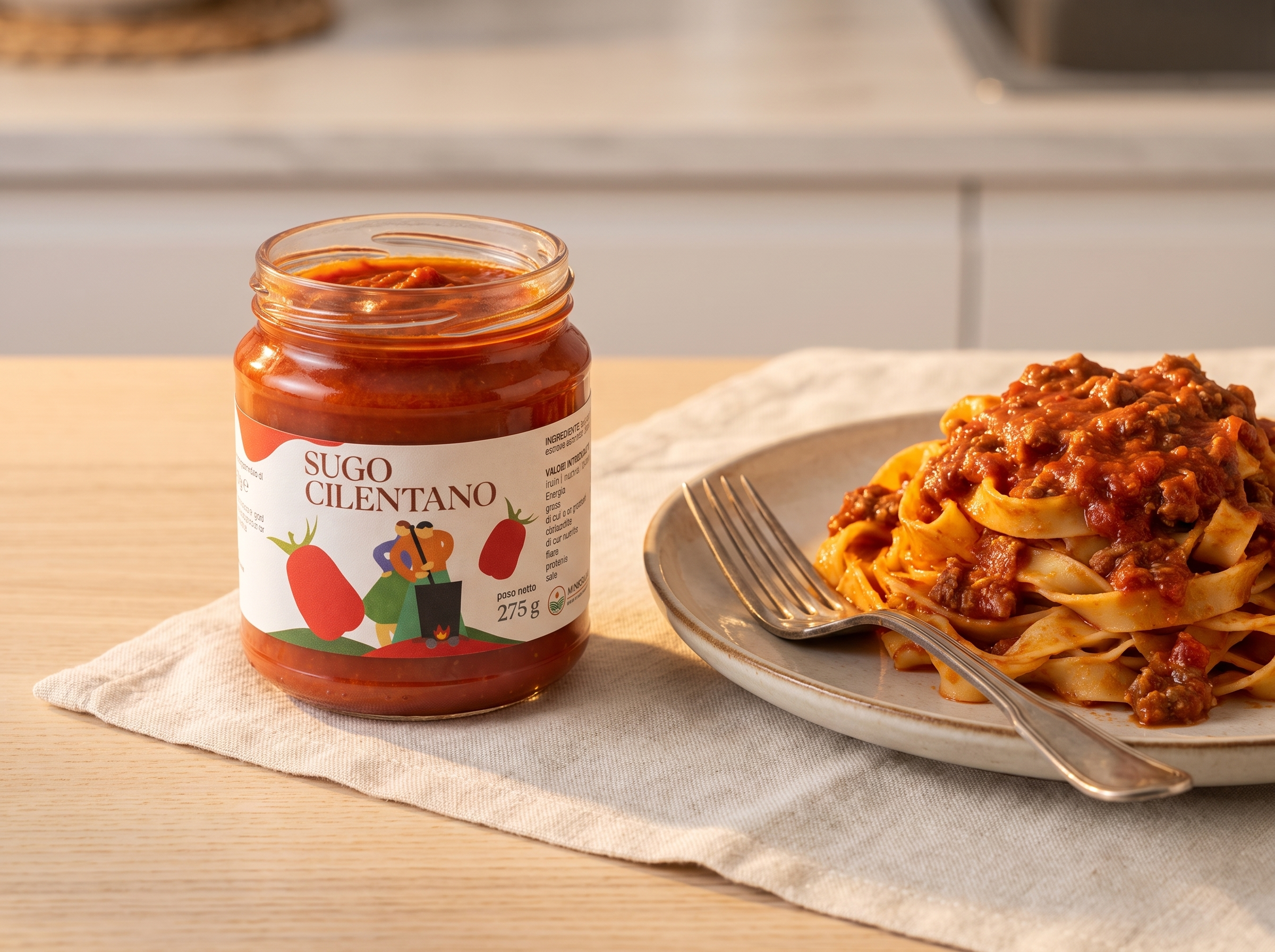 Sugo Cilentano Artigianale - Ricetta Tradizionale con Olio EVO