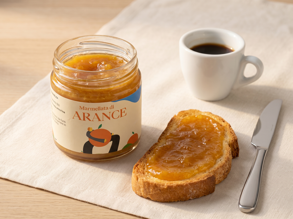 Marmellata Extra di Arance Artigianale - Senza Conservanti