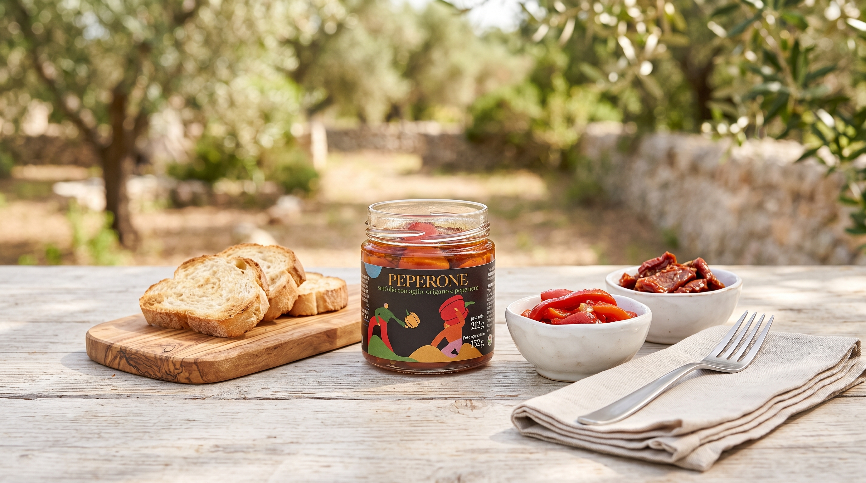 Peperoni Sott'Olio EVO Artigianali - Antipasto Mediterraneo