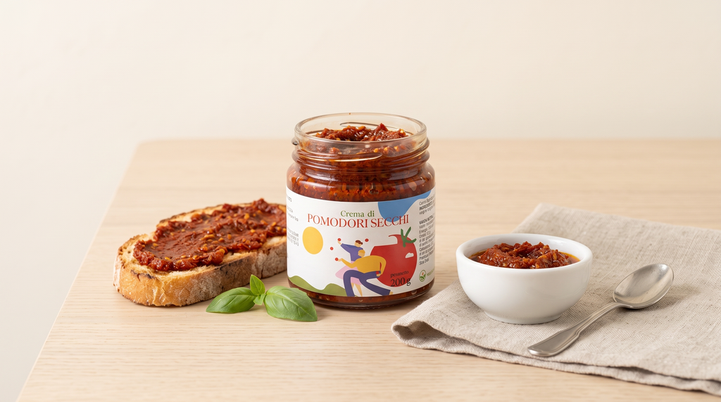 Paté di Pomodori Secchi Artigianale - Con Olio EVO