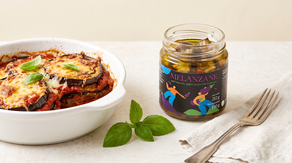 Melanzane Sott'Olio EVO Artigianali - Antipasto Tradizionale