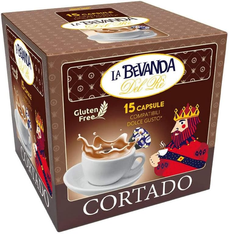 La Bevanda del Re Cortado - 15 Capsule Compatibili Dolce Gusto