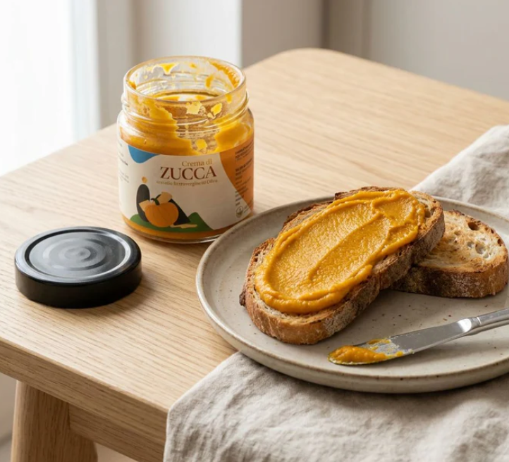 Crema di Zucca con Olio Extravergine di Oliva