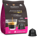 Lollo Caffè Passionedolcissima Nero Espresso - 16 Capsule Compatibili Dolce Gusto