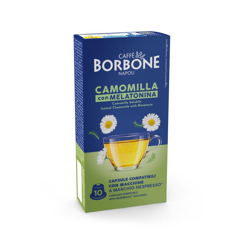 Caffè Borbone Camomilla con Melatonina - 10 capsule compatibili Nespresso