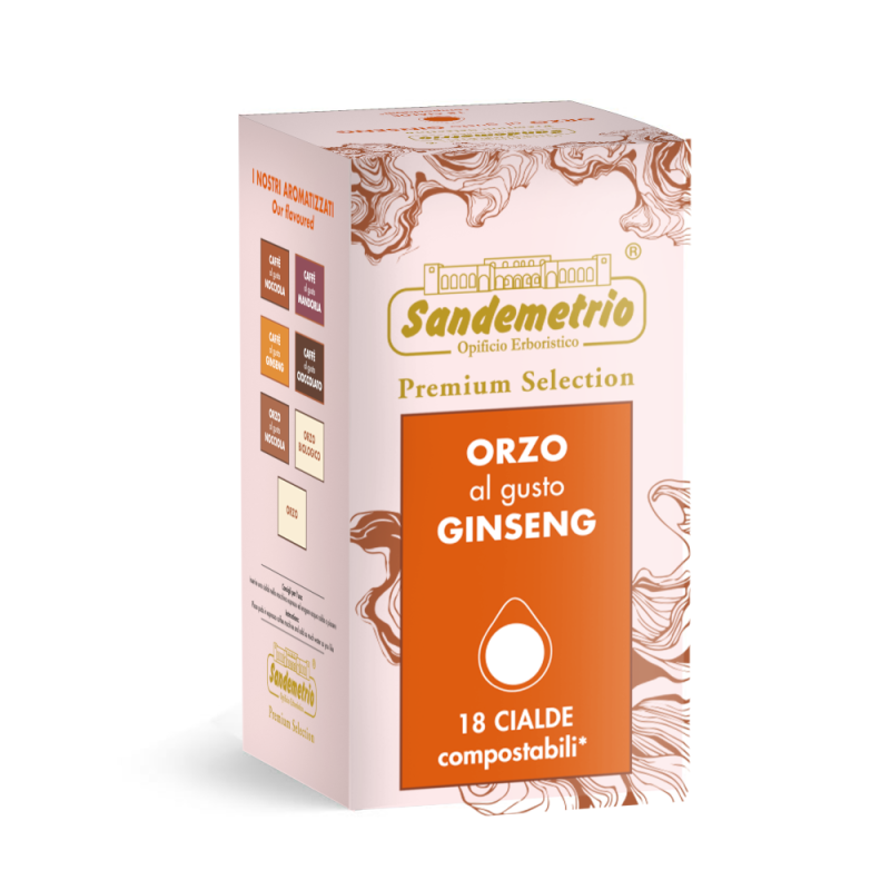 Sandemetrio Orzo al gusto Ginseng - 18 Cialde ESE 44mm