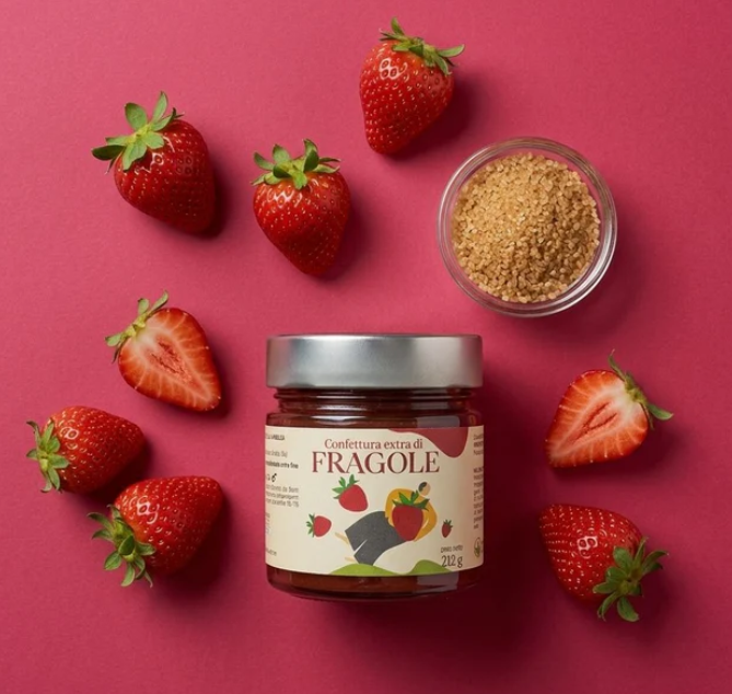 Confettura Extra di Fragole del Cilento – Minnelea