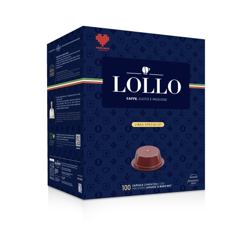 Lollo Caffè Argento - 100 capsule A Modo Mio