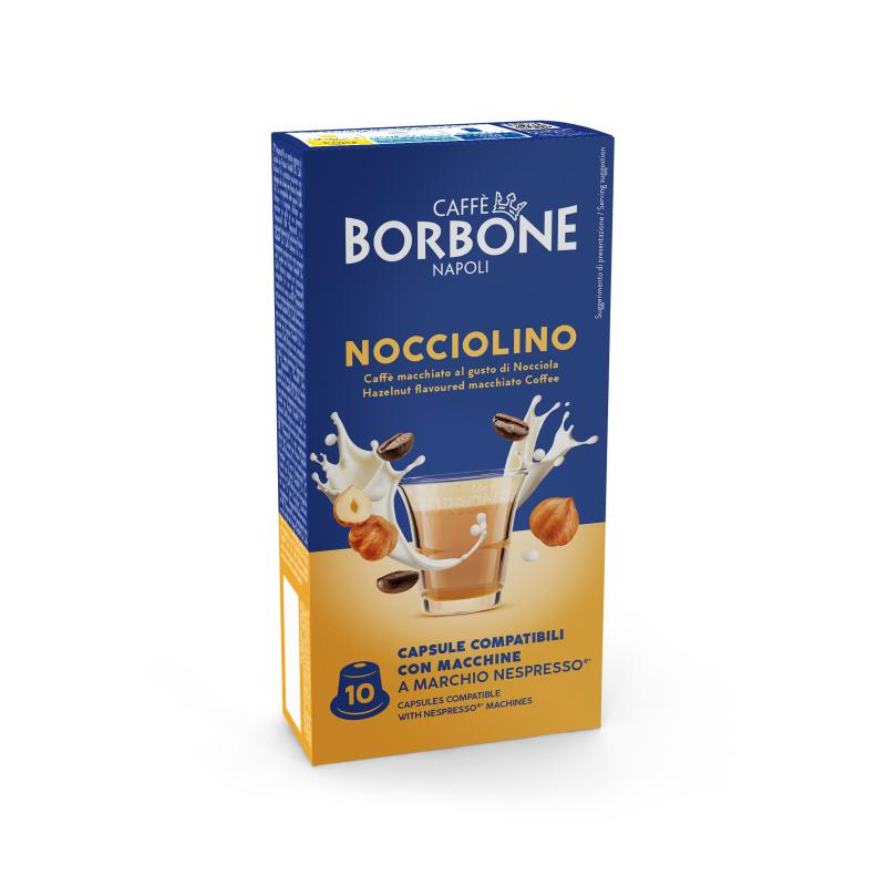 Caffè Borbone Nocciolino - 10 capsule compatibili Nespresso