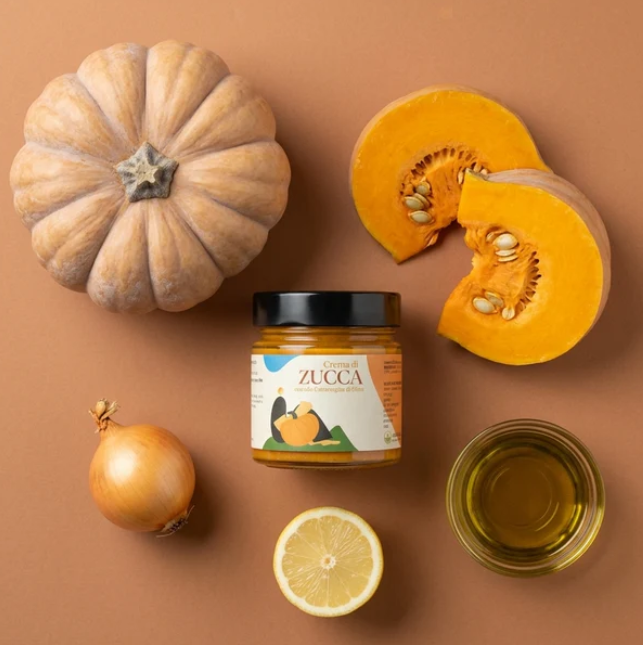 Crema di Zucca con Olio Extravergine di Oliva