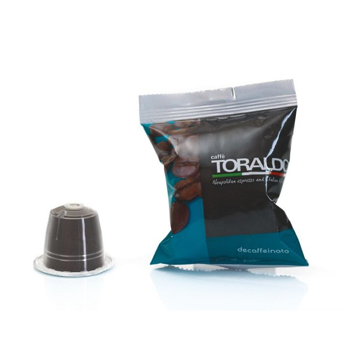 Caffè Toraldo Decaffeinato - 100 capsule compatibili Nespresso