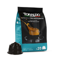 Caffè Toraldo Miscela Decaffeinata - 20 Capsule Compatibili Dolce Gusto