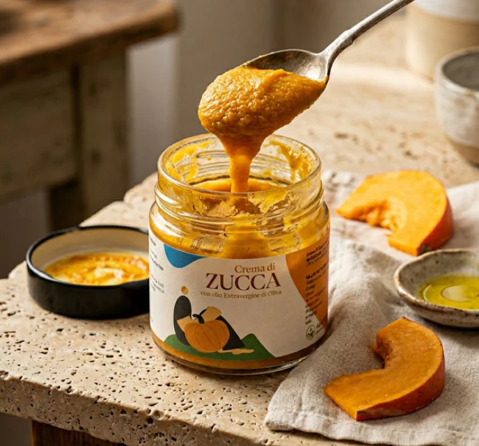 Crema di Zucca con Olio Extravergine di Oliva