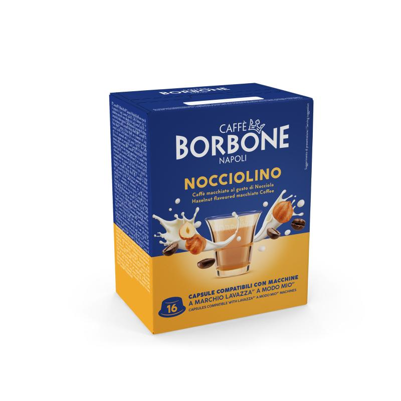 Caffè Borbone Nocciolino - Capsule Compatibili A Modo Mio 16pz
