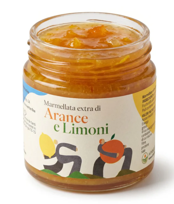 Marmellata Extra di Arance e Limoni del Cilento – Minnelea